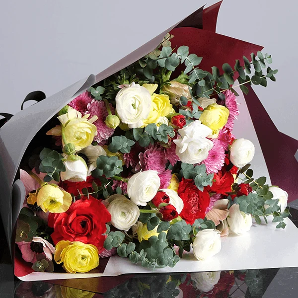 Graceful Garden Colorful Bouquet