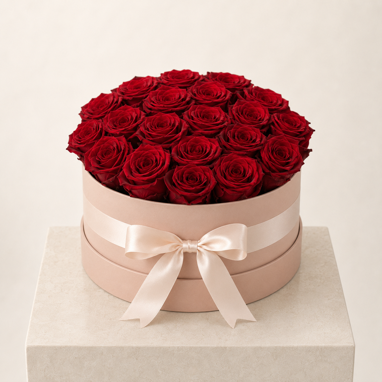 Crimson Devotion 50 Red Rose Box